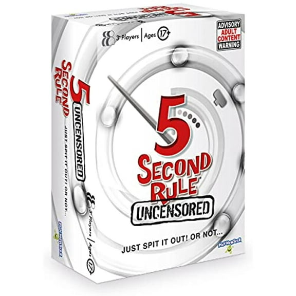 PlayMonster GF004 5 Second Rule Uncensored Adult Party Card Game Drinking, Multi