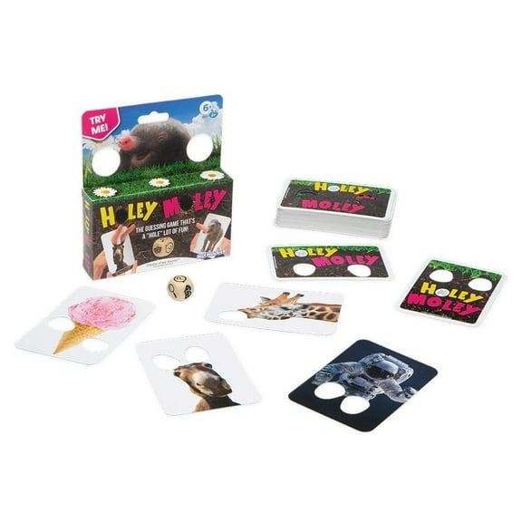 PlayMonster Holey Moley - The Guessing Game That's A "Hole" Lot of Fun, 2+ Players Ages 6+