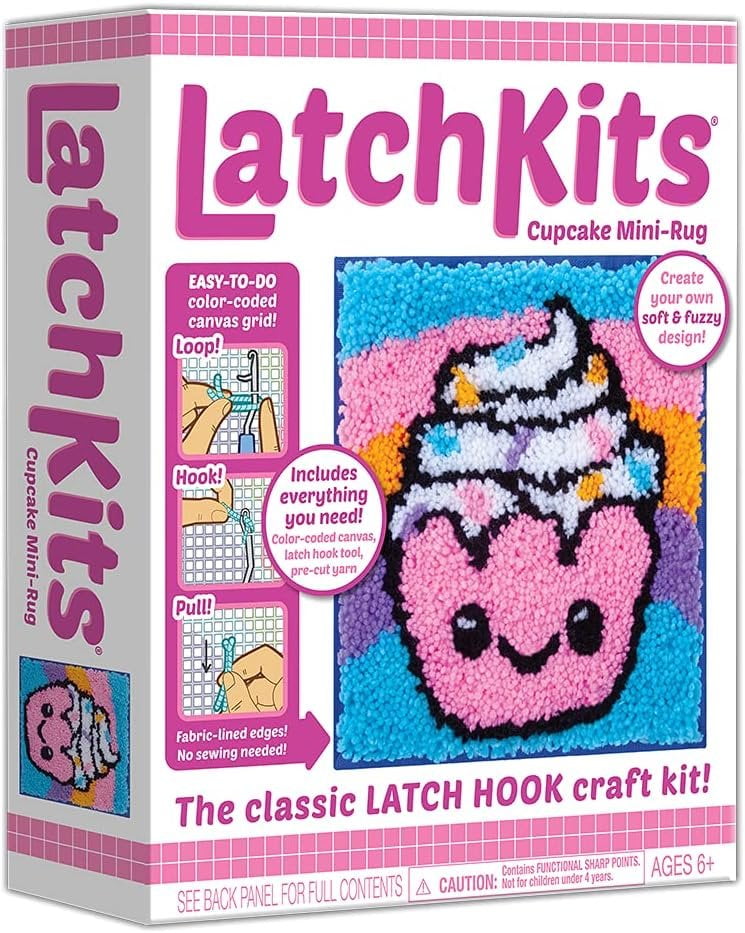 LatchKits® Cupcake Latch Hook Kit – PlayMonster