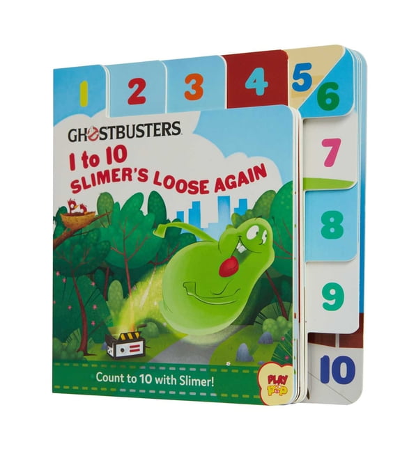 KATE B JEROME; JEFF HARVEY PlayPop: Ghostbusters: 1 to 10 Slimer's Loose Again (Board book)