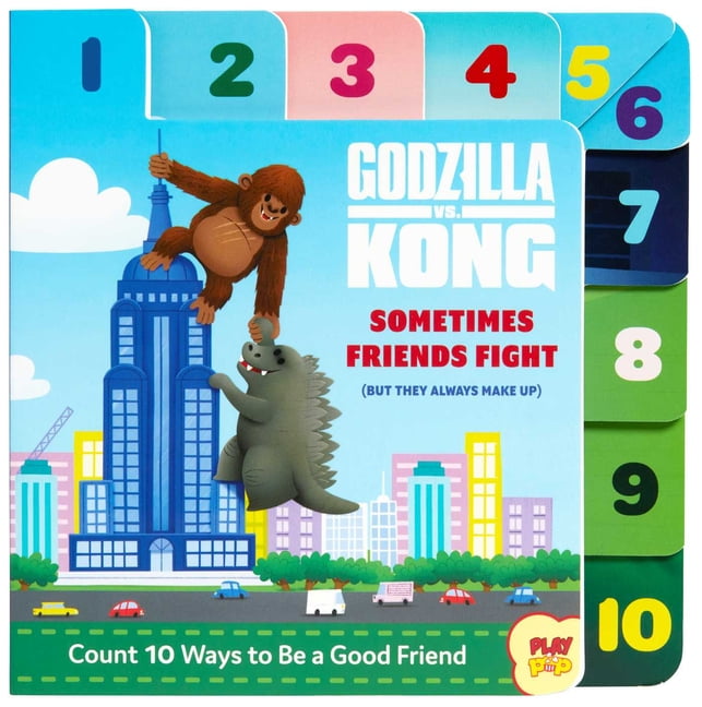 PlayPop : Godzilla vs. Kong, Sometimes Friends Fight (Board Book