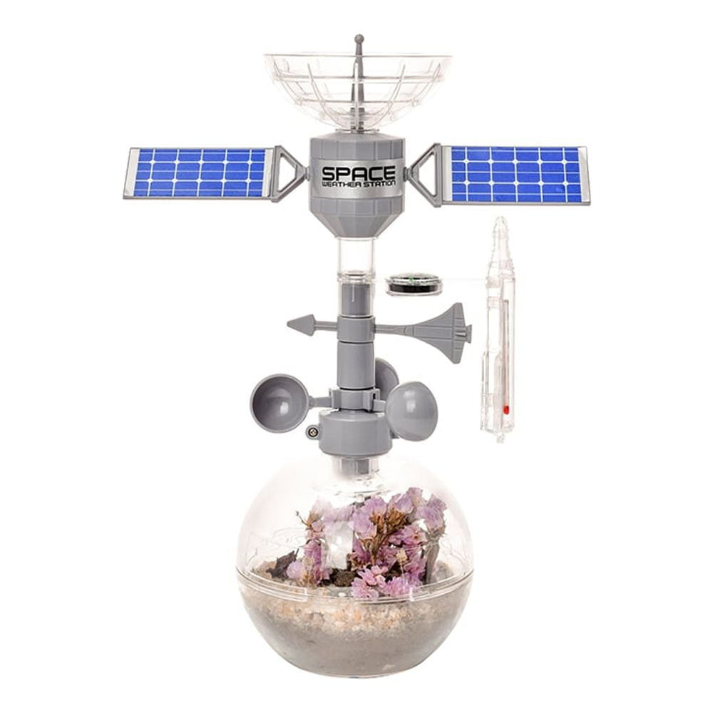 PlaySteam Space Weather Station Educational Science Models & Kits with Thermometer