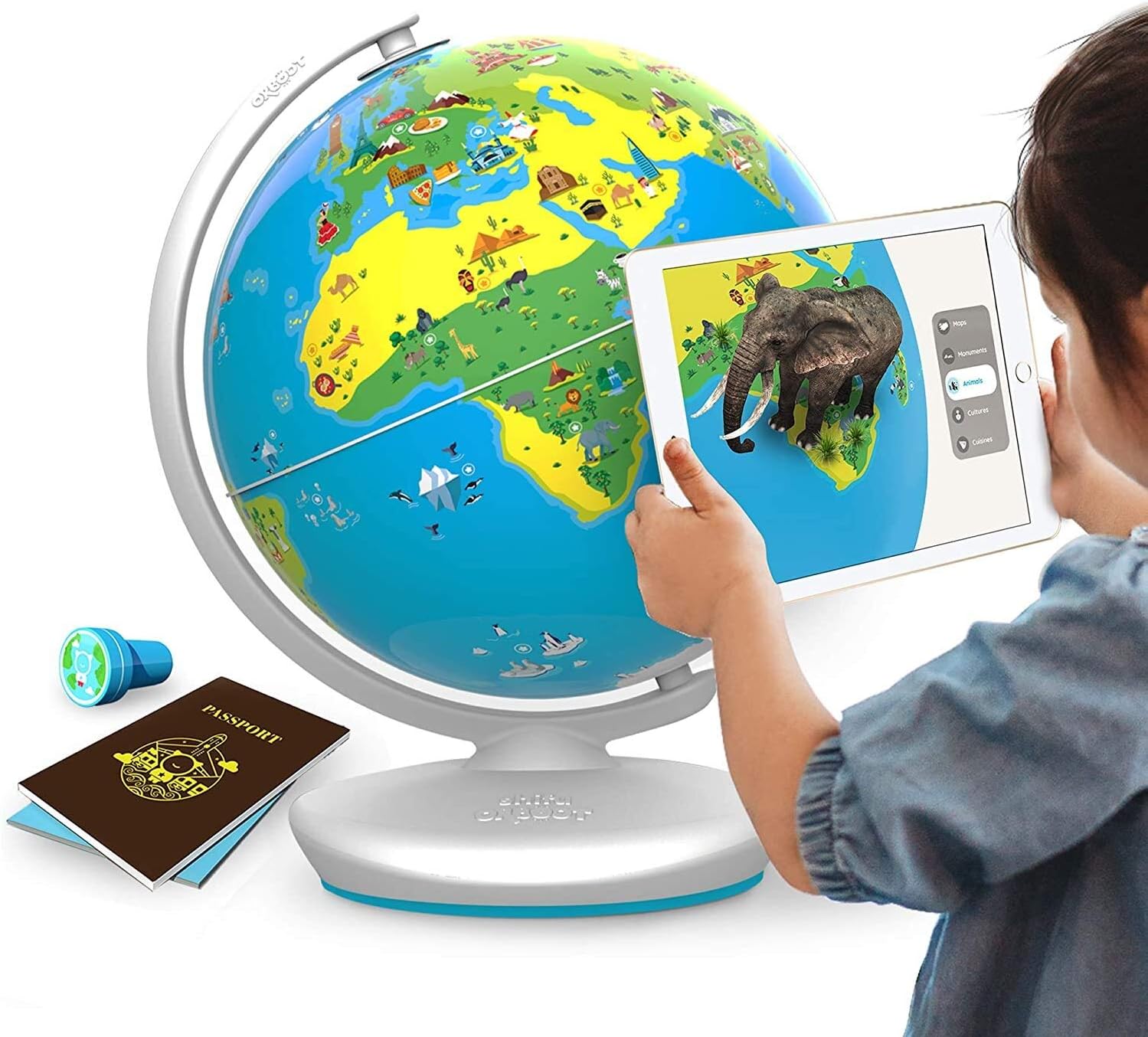 PlayShifu Orboot Earth Augmented Reality Interactive Globe for Kids Metal Orboot - image 1 of 4