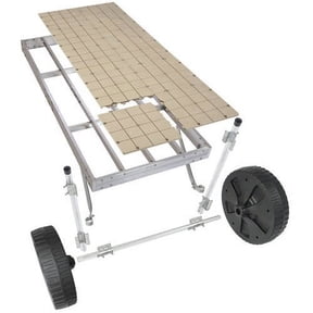 PlayStar 4' x 10' Aluminum Roll In Dock Kit with Resin Top KT 15052