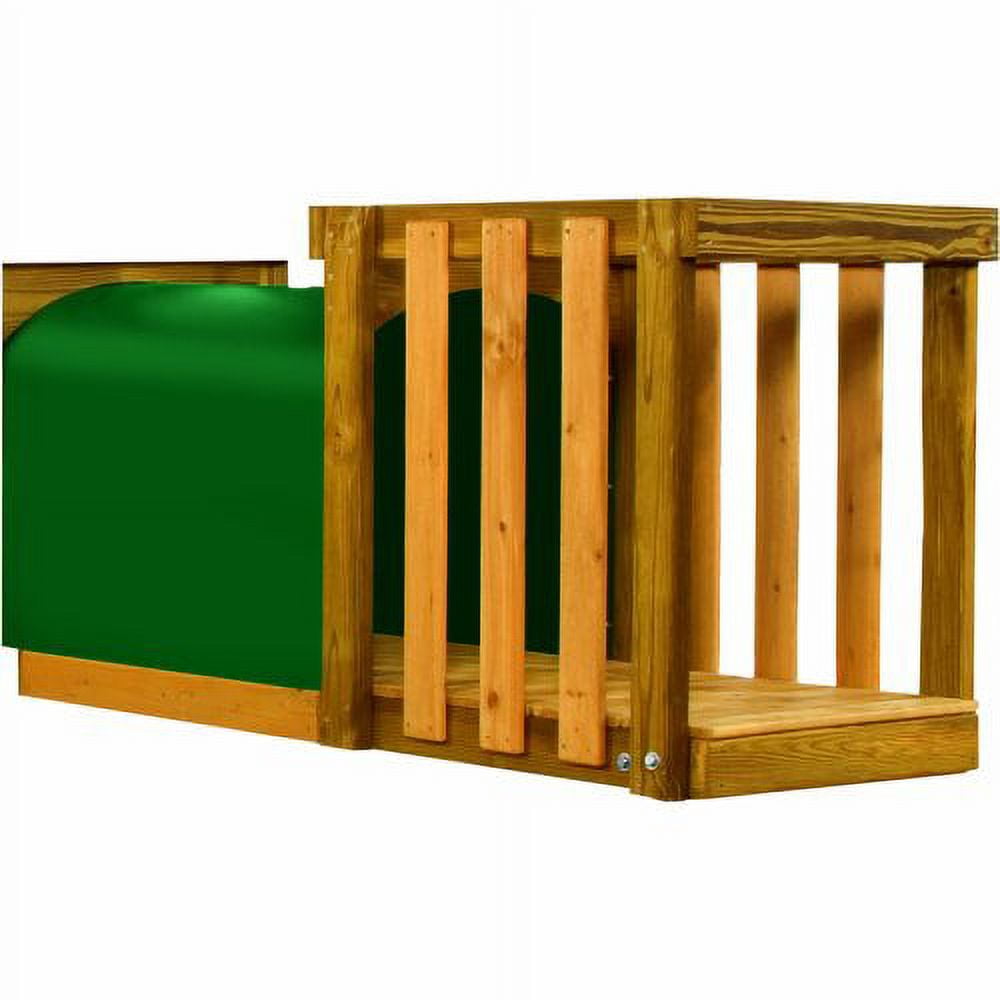 Green and Natural Wood Adventure Tunnel Kit