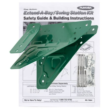 PlayStar Extend-a-Bay/Swing Station Kit — Residential Use, Standard Application