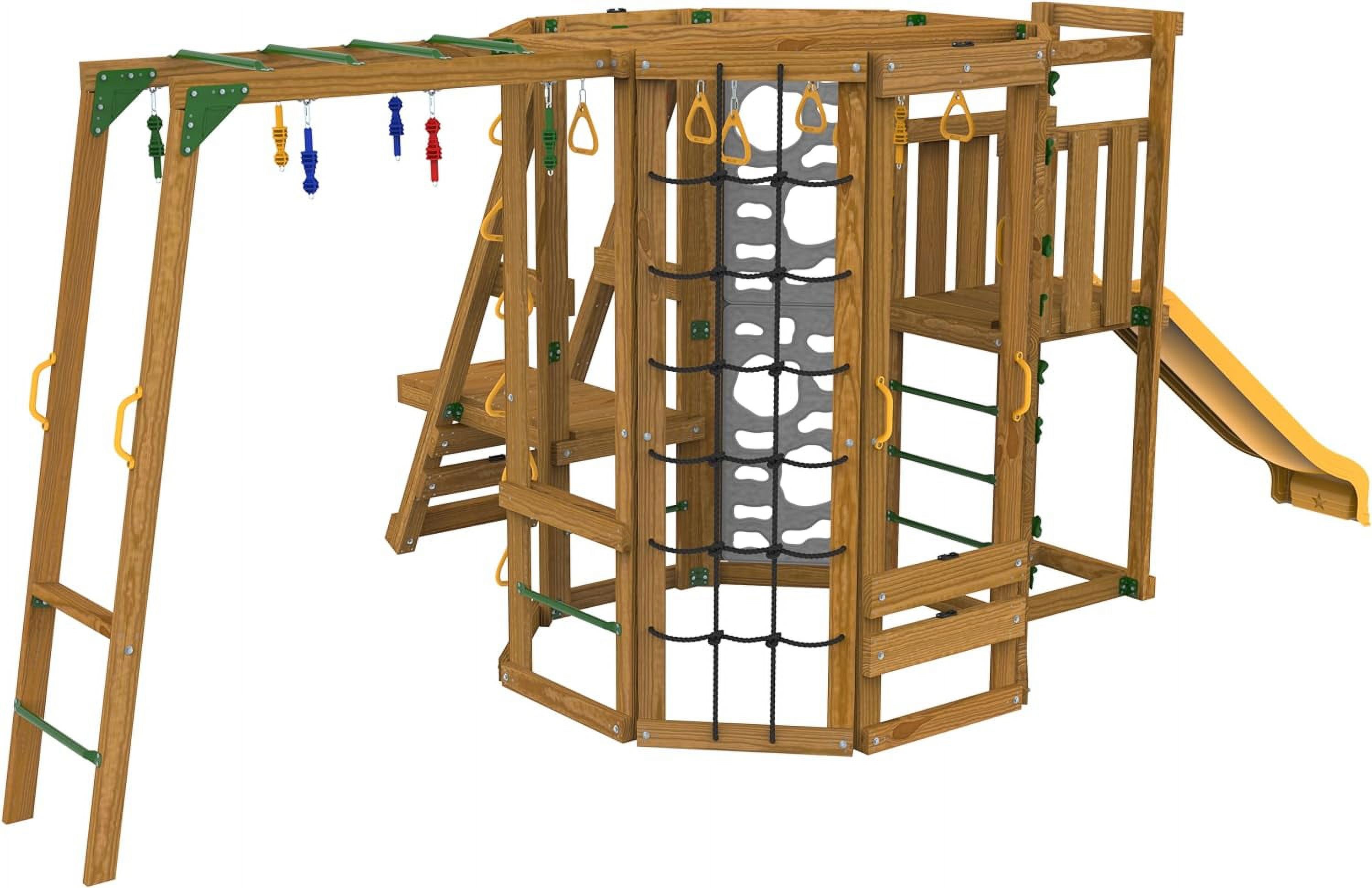 PlayStar KT 50063 Ninja Power Tower Playset Kit, Bronze, Kids Outdoor