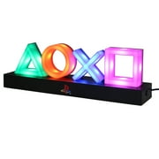 PlayStation 12" Controller Icons Desktop LED light, Features 2 Dynamic Light Modes