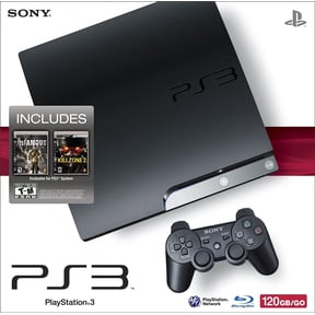 Restored PlayStation 3 120GB System with Killzone 2 and Infamous, Shooter, Physical