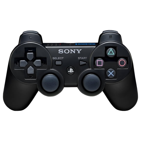 PlayStation 3 Dualshock 3 Wireless Controller (Black) (Restored)