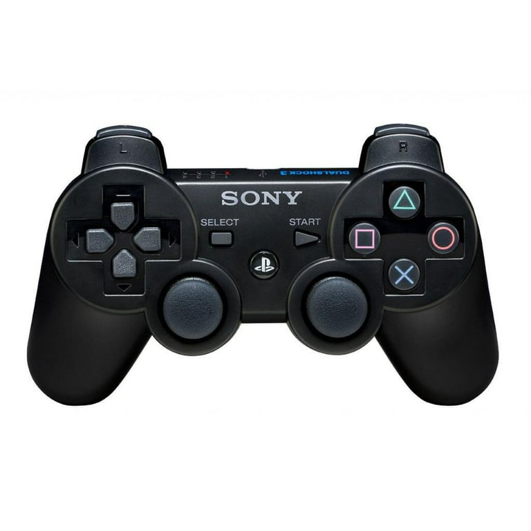 Original PS3 controller Dualshock 3 Wireless Black free shipping  711719947585