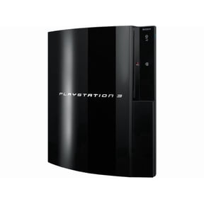 Restored PlayStation 3 Consolas de Videojuegos PS3 Sistema 80GB Core Fat - CECHK01, Negro