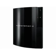 Restored PlayStation 3 PS3 Video Game Consoles System 80GB Core Fat - CECHK01, Black