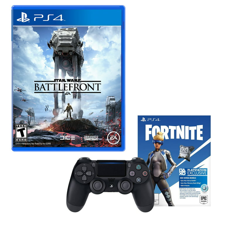 krater Integrere pessimistisk PlayStation 4 DualShock Controller with Fortnite and Star Wars - Walmart.com