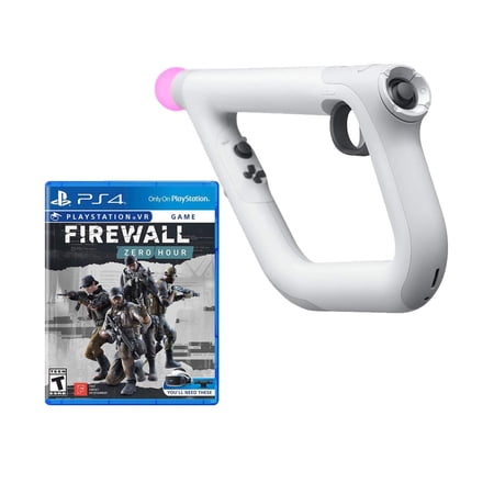 PlayStation 4 PSVR FPS Firewall Zero Hour and Aim Controller Bundle: PlayStation VR FPS Game Firewall Zero Hour and PSVR Wireless Aim Controller