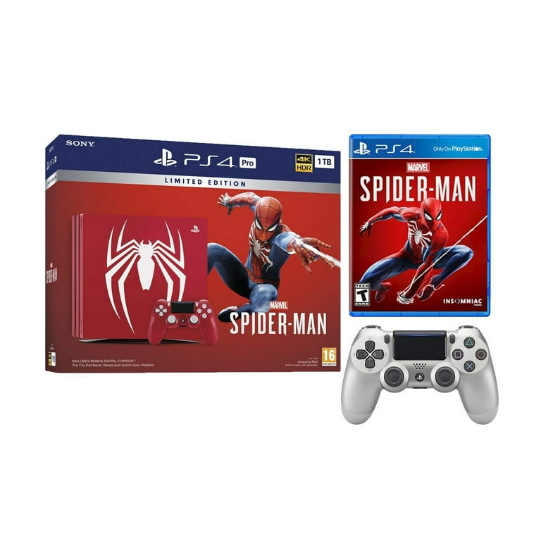 Sony PlayStation 4 PS4 Pro 1TB Marvel Spider-Man Limited Edition