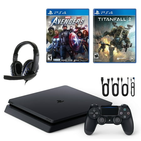 PlayStation 4 Slim with Avengers, Titanfall 2 and Universal Headset