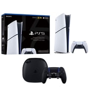 PlayStation 5 Digital Console Slim - 825GB with PlayStation Sony PS5 DualSense Edge Wireless Controller - Midnight Black