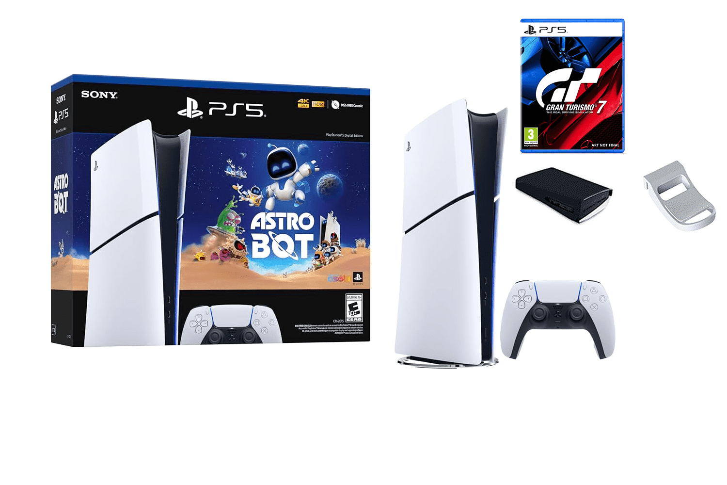 おもちゃ ps5 PlayStation®5 Digital Edition - ASTRO BOT Bundle + Headphone Hook
