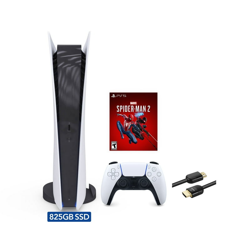 PlayStation 5 Digital Edition Marvel Spider-Man 2 Bundle and PlayStation 5 Digital Edition Marvel Spider-Man 2 Bundle and