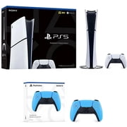 PlayStation 5 Digital Edition + PlayStation 5 DualSense Wireless Controller Starlight Blue