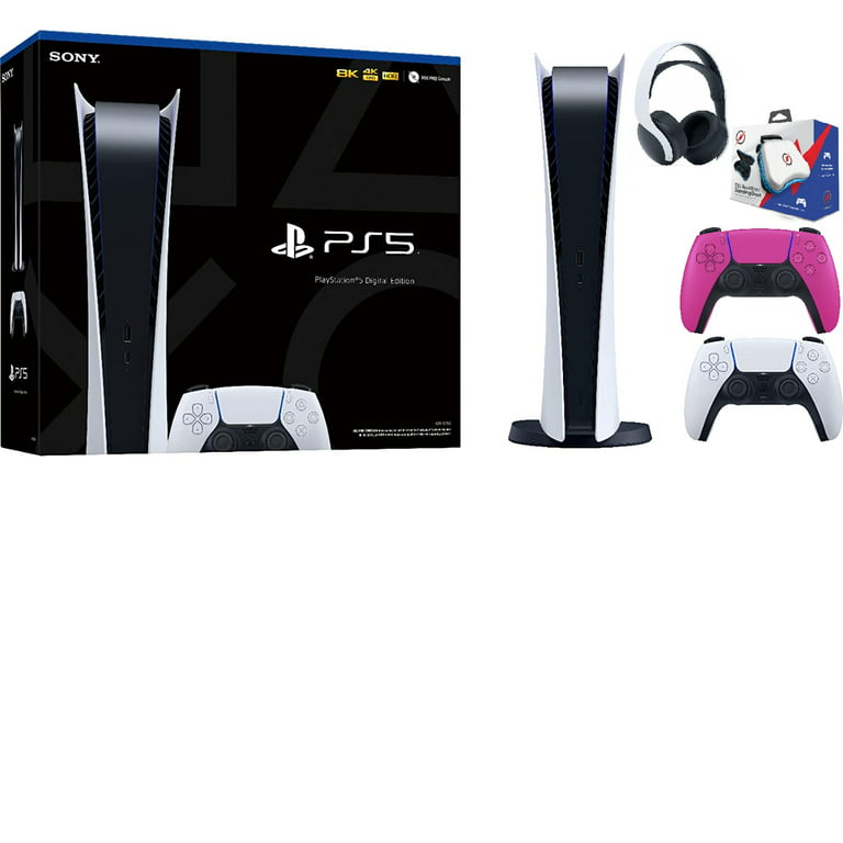 Sony PlayStation 5 Console with Extra Dual Sense Controller and Accessories  (PS5 Disc Version Console) 