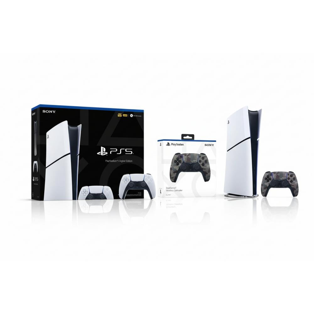 PlayStation 5 Digital Slim Console + PlayStation 5 DualSense Wireless ...