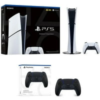 Sony PlayStation 5 Digital Slim Console & DualSense Wireless Controller Includes PS5 Console (1TB SSD, 16GB RAM) (Midnight Black)