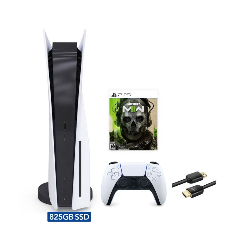 PS5 Disc Edition with Call of Duty MW II Bundle Mytrix 8K HDMI