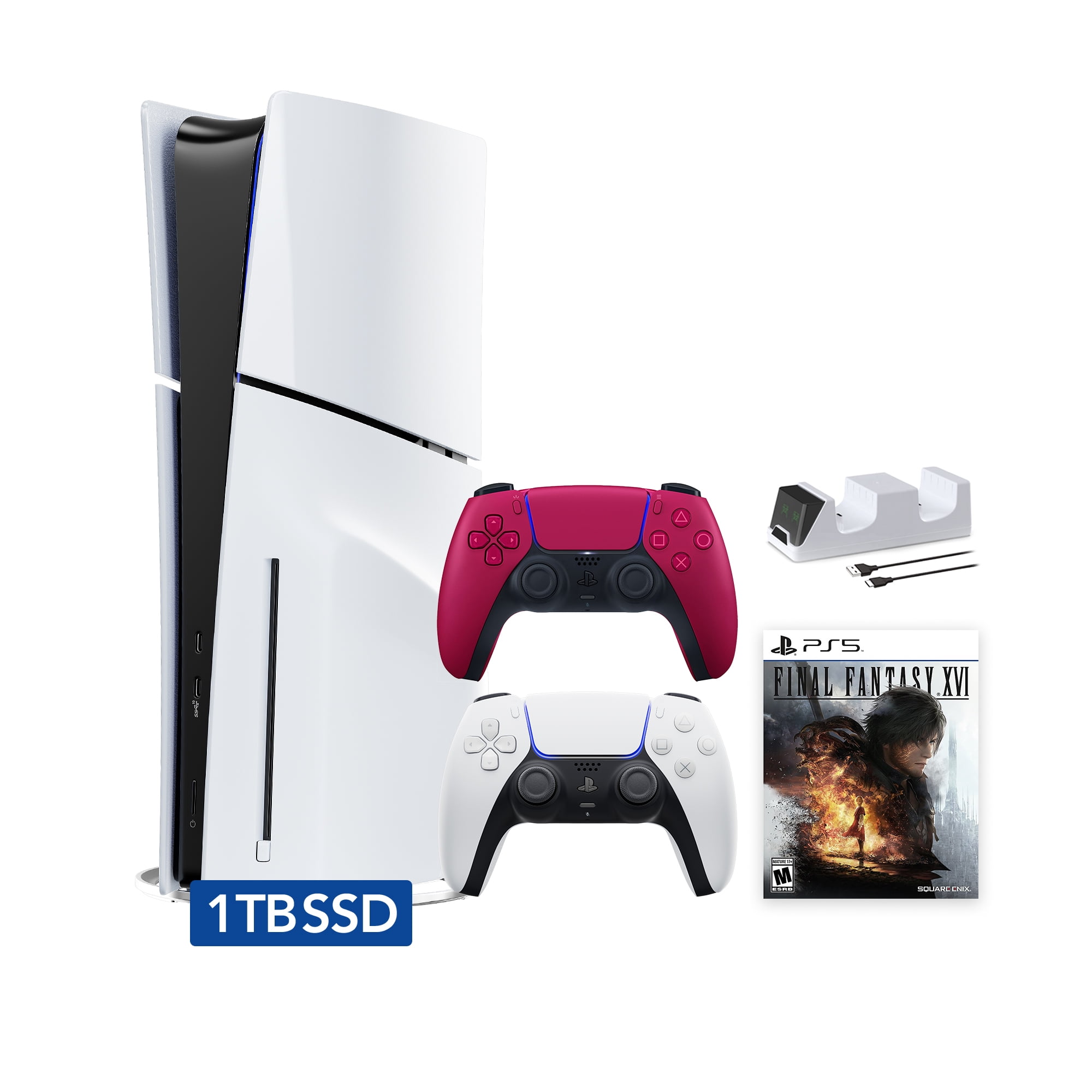 PS5 Disc Edition FINAL FANTASY XVI Bundle with DualSense