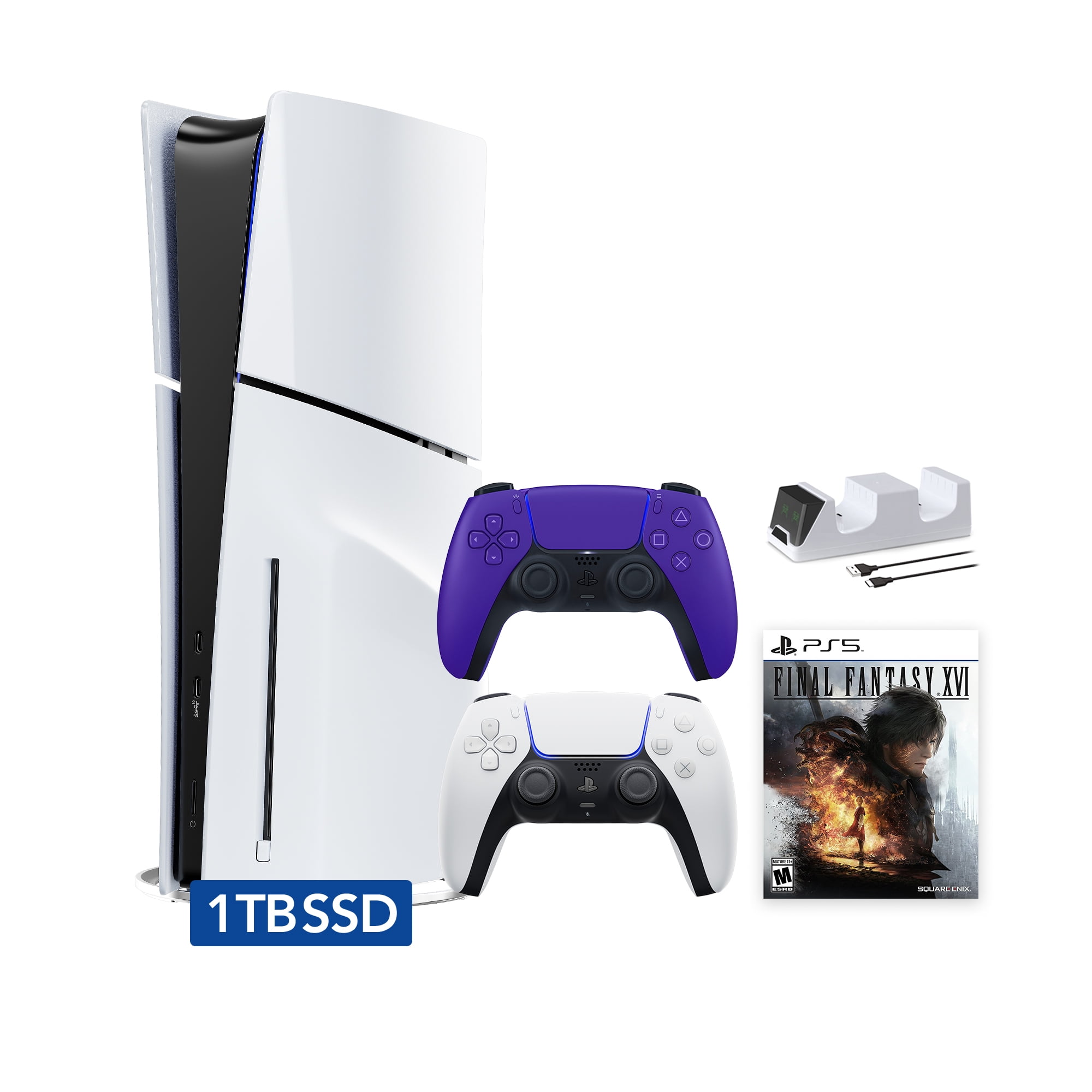 PS5 Disc Edition FINAL FANTASY XVI Bundle with DualSense PS5 Disc Edition FINAL FANTASY XVI Bundle with DualSense