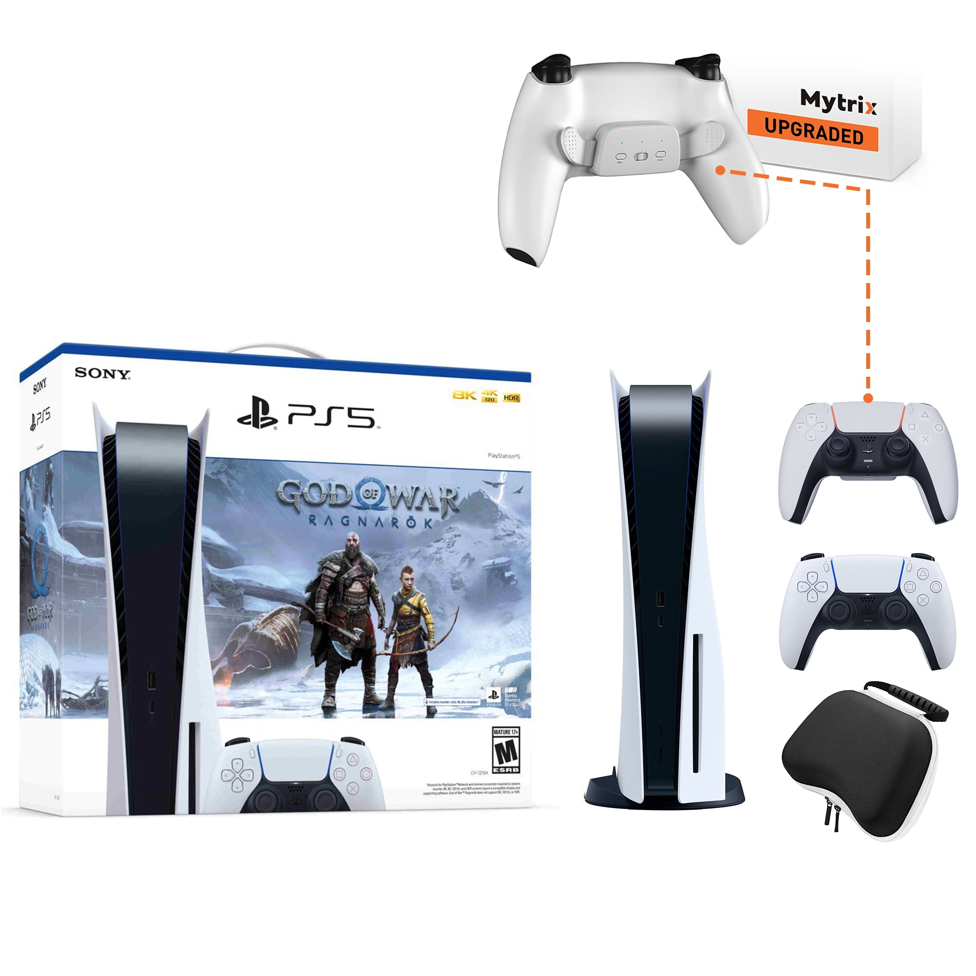  PS5 Digital Edition – God of War Ragnarök Bundle : Video Games