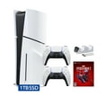 thumbnail image 1 of PlayStation 5 Disc Edition Marvel's Spider-Man 2 Bundle with Two DualSense Controllers and Mytrix Dual Controller Charger - PS5 Gaming Console, 1 of 9