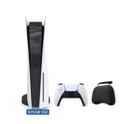 PlayStation 5 Disc Edition and Mytrix Controller Case - White, PS5 825GB Gaming Console
