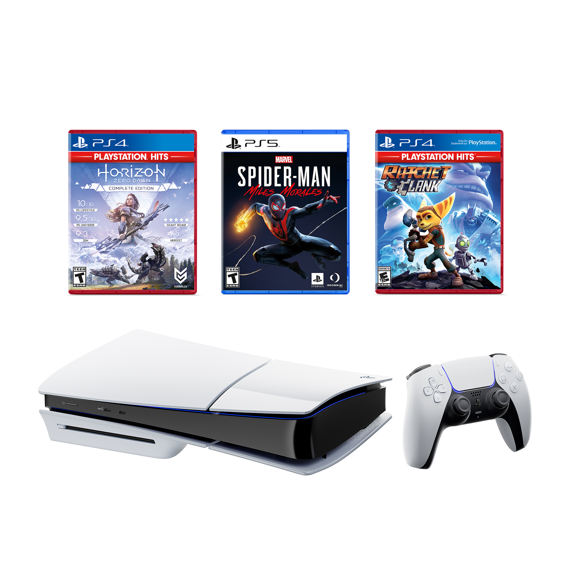 PlayStation 5 Disc Slim Version 3TB SSD PS5 Console with Wireless