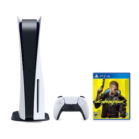 PlayStation 5 Disc Version Bundle With Cyberpunk 2077 Game Disc - PS5