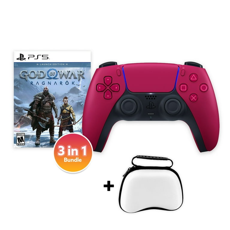 PlayStation 5 DualSense Controller Cosmic Red with God of War