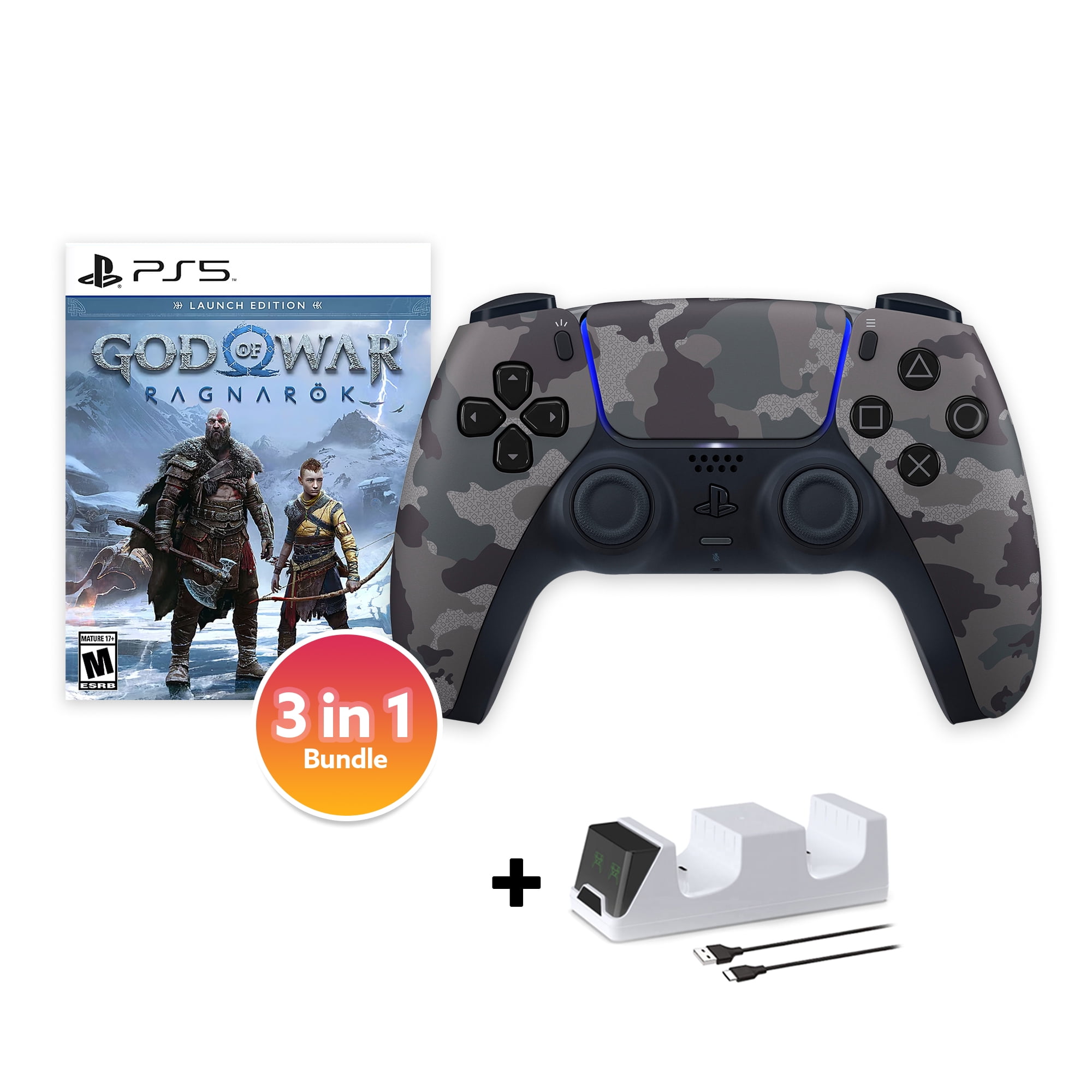 GOD OF WAR RAGNAROK ダウンロード版　ワイヤレスコントローラー 数量限定】PS5のDualSenseワイヤレスコントローラーに『ゴッド