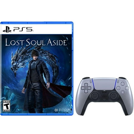 PlayStation 5 DualSense Controller Sterling Silver + Lost Soul Aside