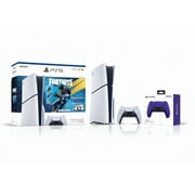 PlayStation 5 Slim Console + PlayStation 5 DualSense Wireless Controller Galactic Purple - Includes PS5 Console & DualSense Controller