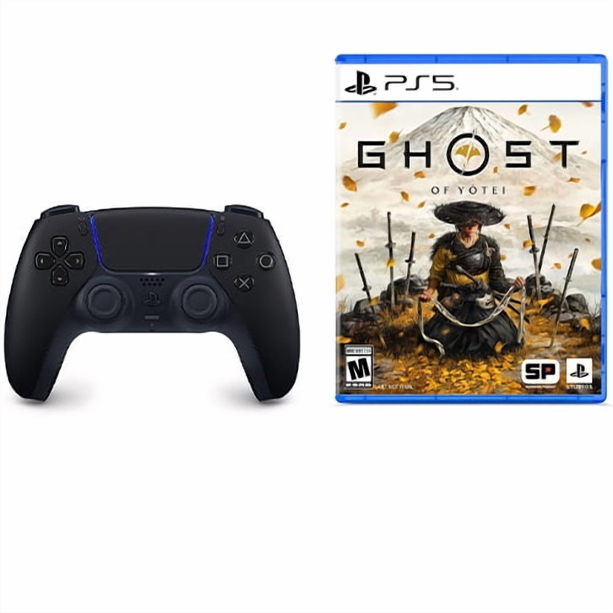 PlayStation 5 DualSense Wireless Controller Midnight Black + Ghost of Yotei PlayStation 5