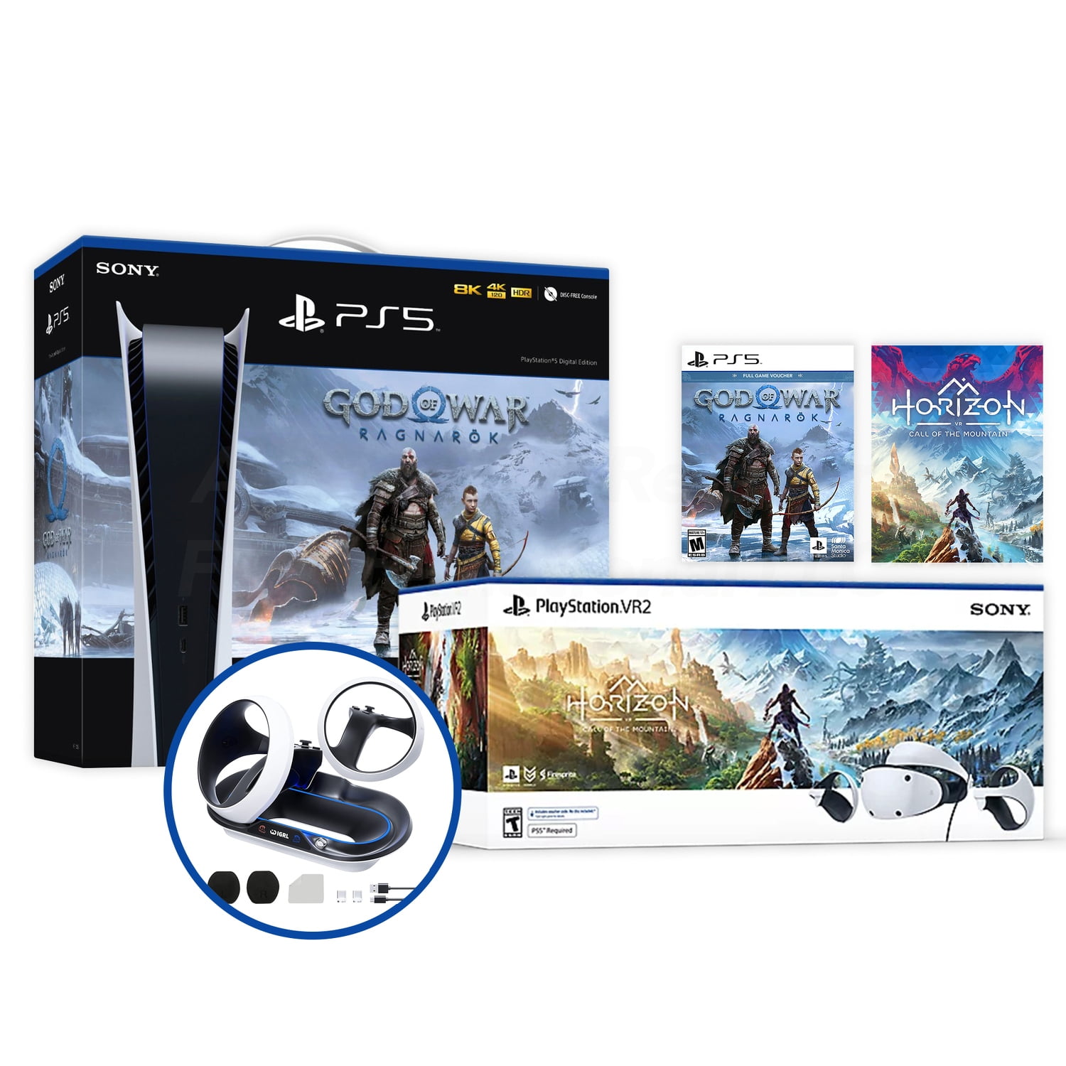 PlayStation 5 God of War Ragnarok & PSVR2 Horizon Call of the