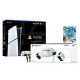 thumbnail image 1 of PlayStation 5 Horizon Forbidden West & PSVR2 Deluxe Combo, VR2 Headset, Sense Controllers, PS5 Digital Console, DualSense, 4K HDR Rendering, Eye Tracking, with Mytrix HDMI2.1- PS5 VR2 Bundle, 1 of 9
