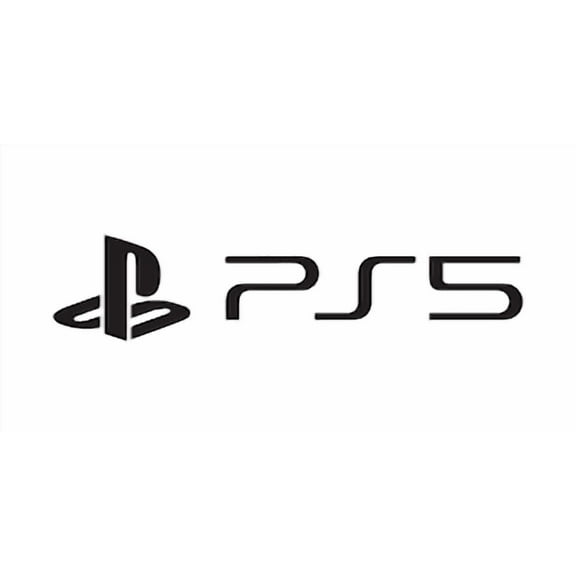 PlayStation 5 Logo Vinyl Decal - 6 Inch Black