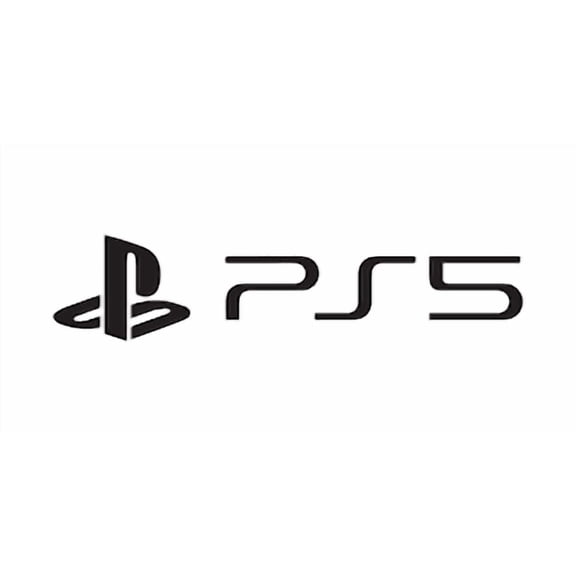 PlayStation 5 Logo Vinyl Decal - 6 Inch Black