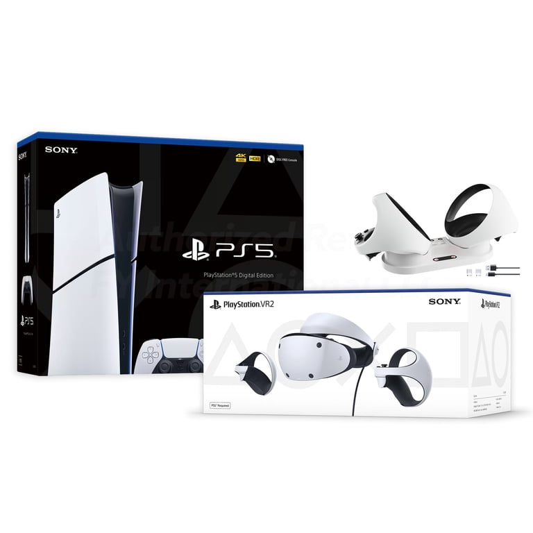 PSVRセット PlayStation 5 & PSVR2 Deluxe Combo, VR2 Headset, Sense Controllers