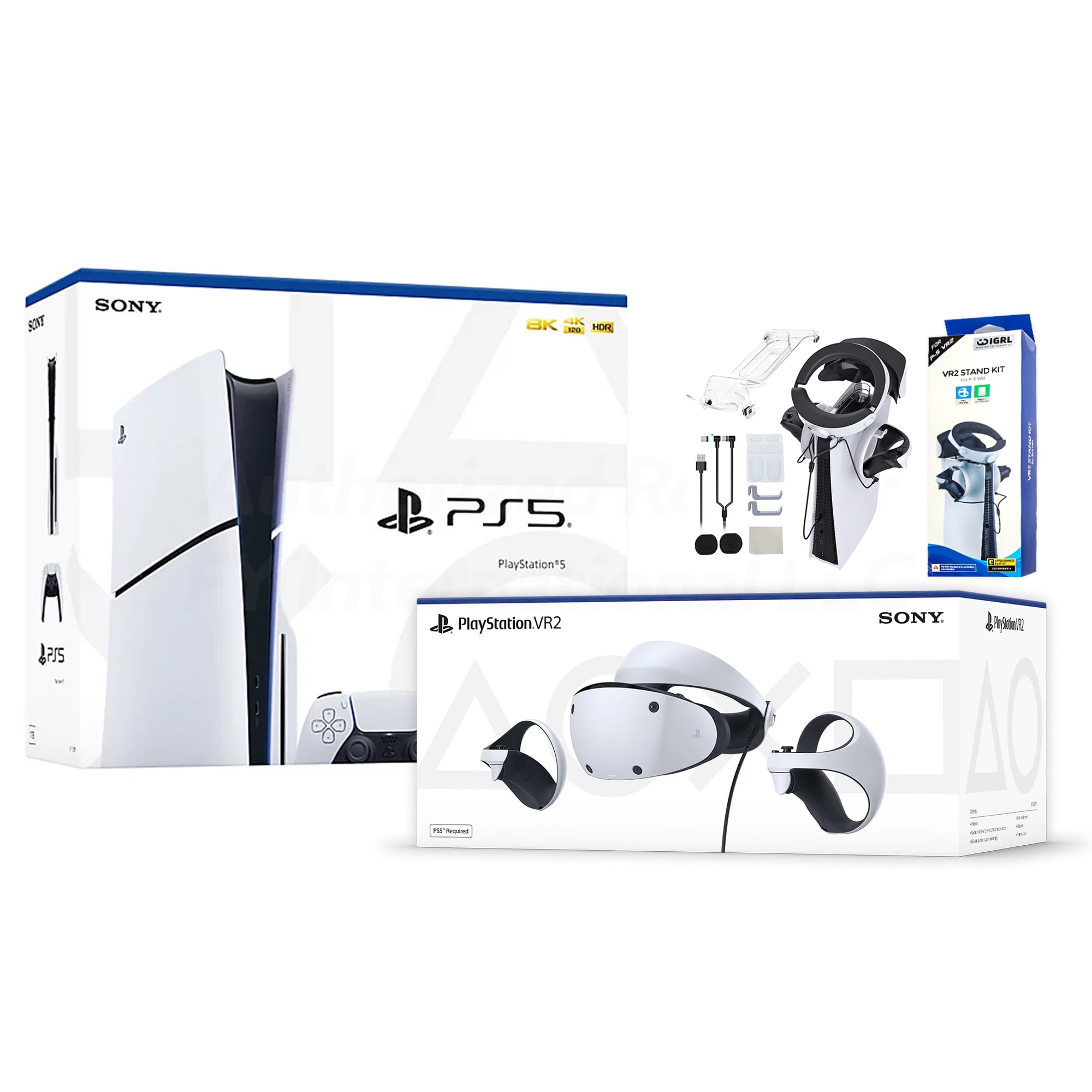 PlayStation 5 & PSVR2 Deluxe Combo, VR2 Headset, Sense Controllers