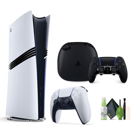 PlayStation 5 Pro (2TB Console) + Sony PS5 DualSense Edge Wireless Controller - BLACK + Diginerds Cleaning Kit