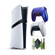 PlayStation 5 Pro (2TB Console) + Sony PS5 DualSense Wireless Controller - Chroma Indigo + Diginerds Cleaning Kit