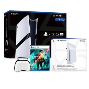 PlayStation 5 Pro 2TB SSD Console with Disc Drive, Wireless Controller and Case, Battlefield 2042 - CFI-7019 PS5 Pro